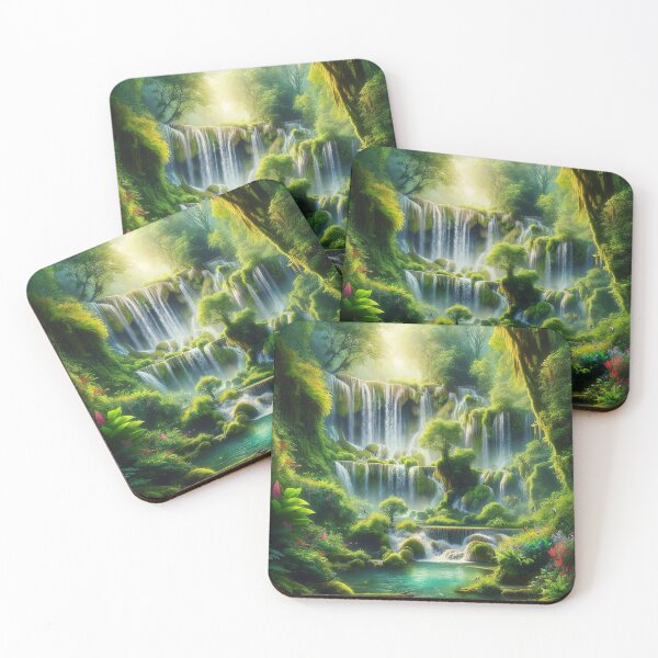 Item preview, Forest whispers at the waterfall designed and sold by Cerberus-Art.