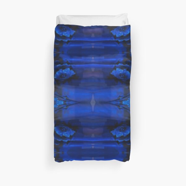 Majorelle Blue, Template, routine, stereotype, gauge, example, piece, figure, type, Reflection Duvet Cover