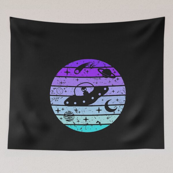 Item preview, Alien Spacecraft Flying Through The Galaxy designed and sold by AlienOccupation.