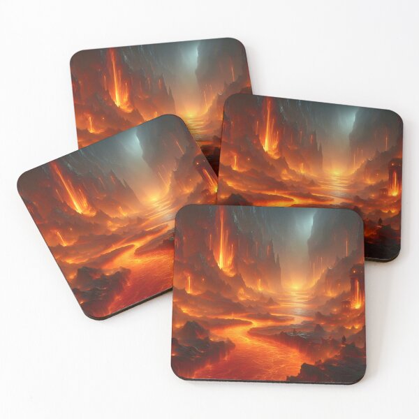 Item preview, Subterranean Volcanic Design - Decor designed and sold by PandaTShirtShop.
