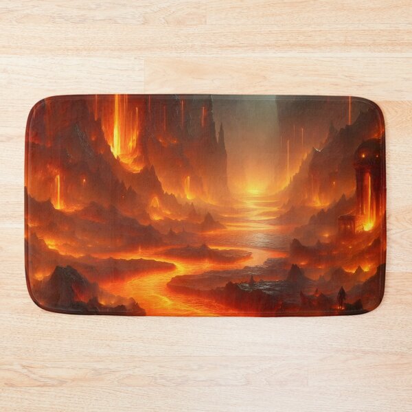 Item preview, Subterranean Volcanic Design - Decor designed and sold by PandaTShirtShop.