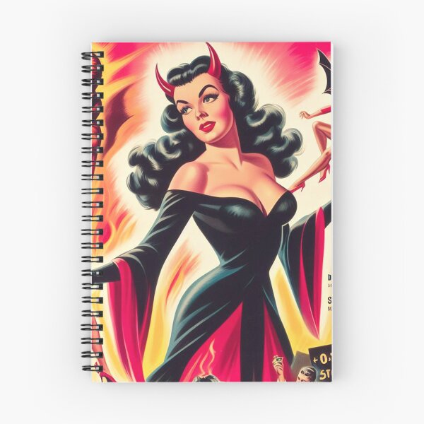 Item preview, Vintage She-Devil Pin-up designed and sold by PulpVintage.