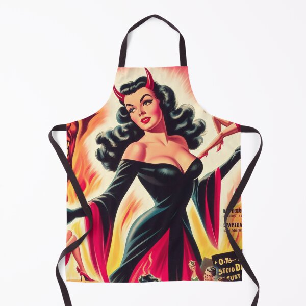 Item preview, Vintage She-Devil Pin-up designed and sold by PulpVintage.