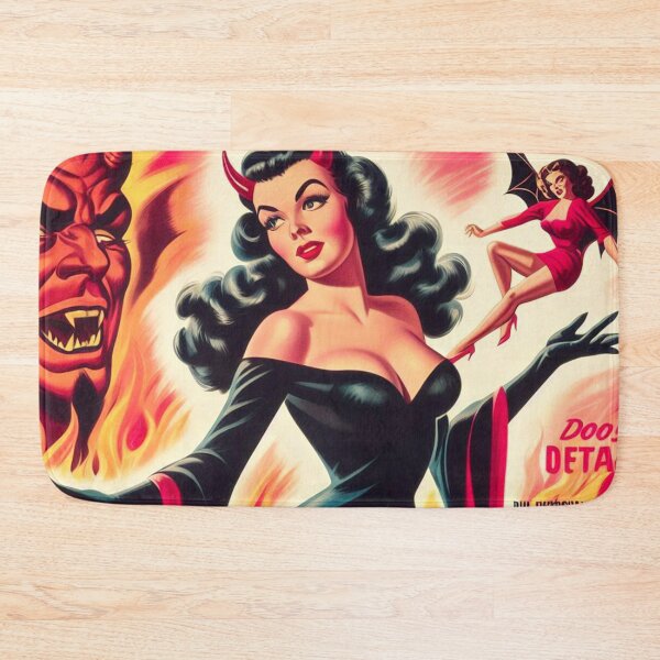 Item preview, Vintage She-Devil Pin-up designed and sold by PulpVintage.