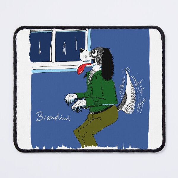 Item preview, The Wolf Man on a half-moon designed and sold by Brendinicartoon.