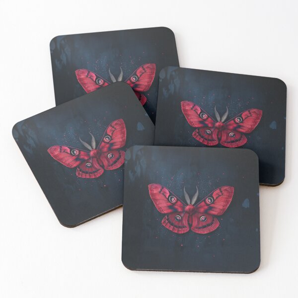 Item preview, Moth of Crimson Red designed and sold by Ilze Lucero.