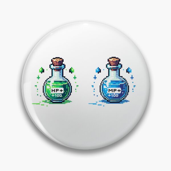 Artikelvorschau, Videospiel - RPG HP、MP Potion | Pixel Kunst entworfen und verkauft von perfect-radius.