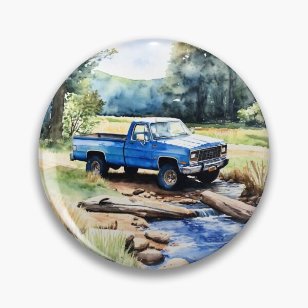 Item preview, Fishing Creek Watercolor  - Trees and a Stream designed and sold by AmberRoseWrites.