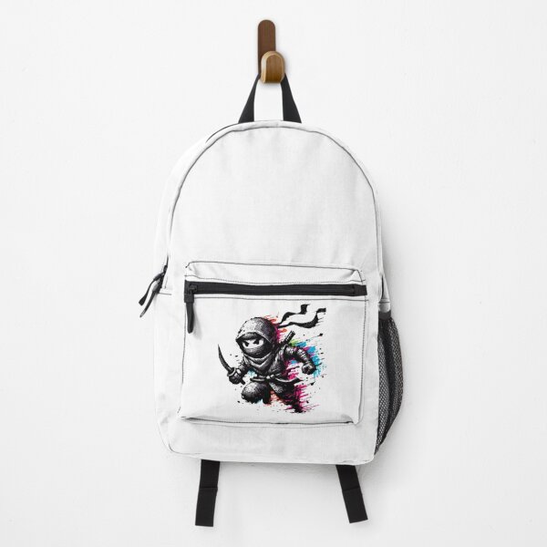 Item preview, Cartoon Ninja Running - Ink Splatter Drawing designed and sold by AD-Digital-Art.
