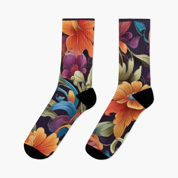 Item preview, A study of orange, blue and purple designed and sold by Flowersonstuff.