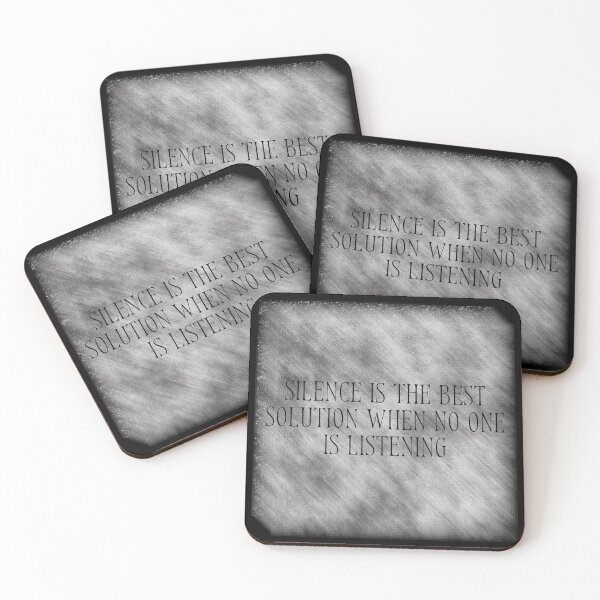 Item preview, Silence is the best solution when no one is listening designed and sold by By-LuQuiRRis.