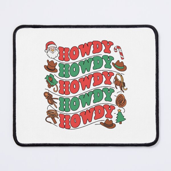 Item preview, Howdy Christmas Western Girl Southern Country Rodeo Cowgirl Vintage designed and sold by clothesy7.