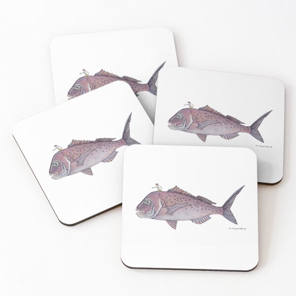 Item preview, Pink snapper fish designed and sold by TheLazyPainter.