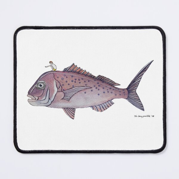 Item preview, Pink snapper fish designed and sold by TheLazyPainter.