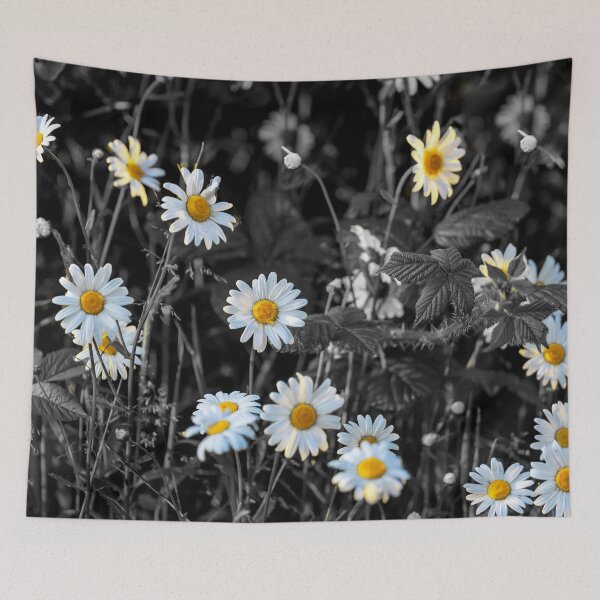 Item preview, Daisy Flower Selective Color Photography designed and sold by PatternTitan.