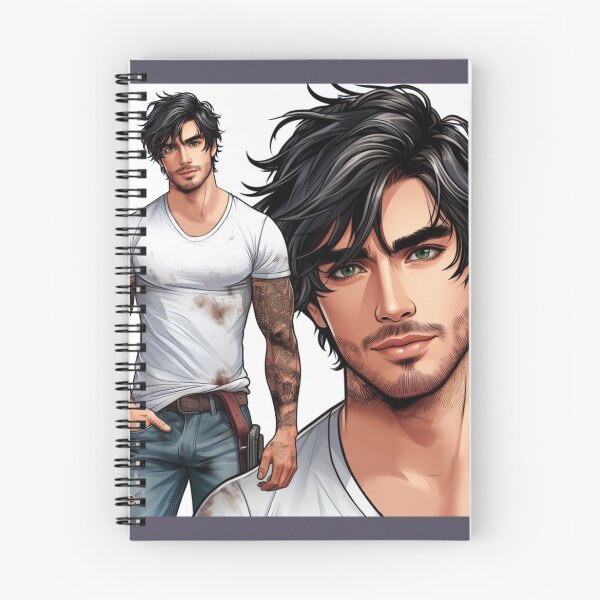 Item preview, Chet Abernathy After Work - Fashion Drawing - Character Art designed and sold by AmberRoseWrites.