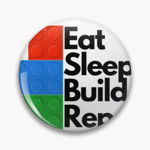 Item preview, Eat, Sleep, Build, Repeat designed and sold by RedFive8029.