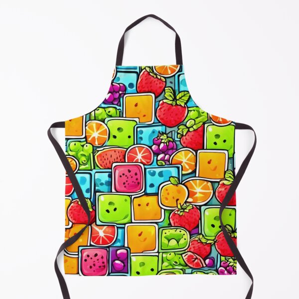 Item preview, Comic Art: Colorful Fruit Square Patterns designed and sold by Health And Fitness Posts e-Store.