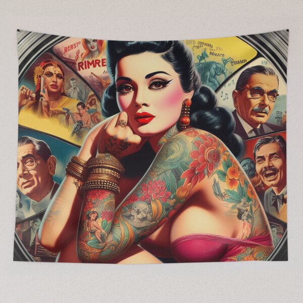 Item preview, Retro Beauty Pin-up designed and sold by PulpVintage.