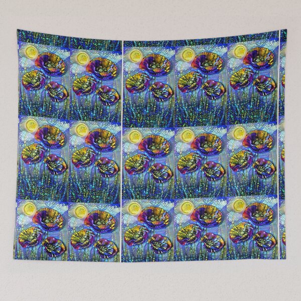 Item preview, Blooming Brilliance: Stained Glass Flowers to Brighten Your Day designed and sold by NFTartgirl.