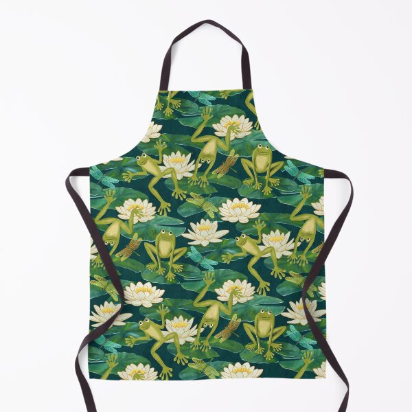 Item preview, Emerald Green Lucky Leap Frogs and Lush Lily Pads designed and sold by micklyn.