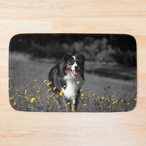 Item preview, Dog In The Field (Selective Color Photography) designed and sold by PatternTitan.