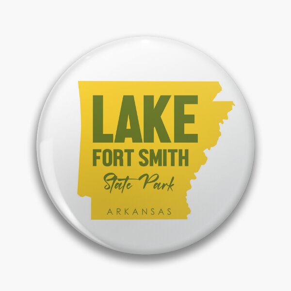 Item preview, Lake Fort Smith State Park Arkansas Map designed and sold by bivenart.
