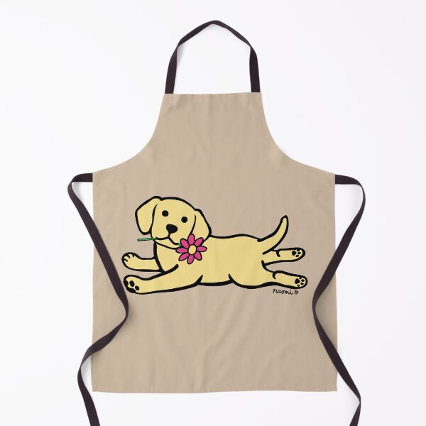 Item preview, Yellow Labrador Puppy and Daisy designed and sold by HappyLabradors.