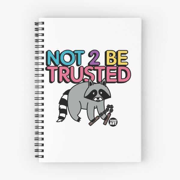 Item preview, NOT TO BE TRUSTED RACCOON designed and sold by TODD GOLDMAN.