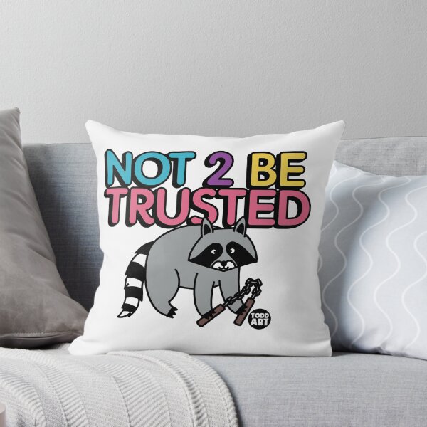 Item preview, NOT TO BE TRUSTED RACCOON designed and sold by TODD GOLDMAN.
