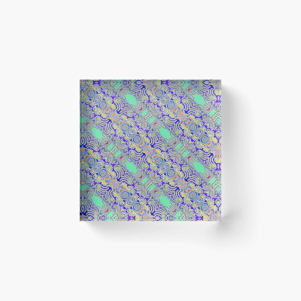 Item preview, colorful fancy diagonal pattern designed and sold by chambergambit.