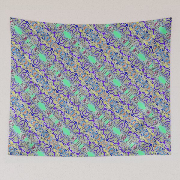 Item preview, colorful fancy diagonal pattern designed and sold by chambergambit.