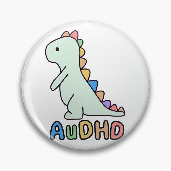 Item preview, Cute AuDHD dinosaur(ADHD and autism) designed and sold by NeurodiverseTea.