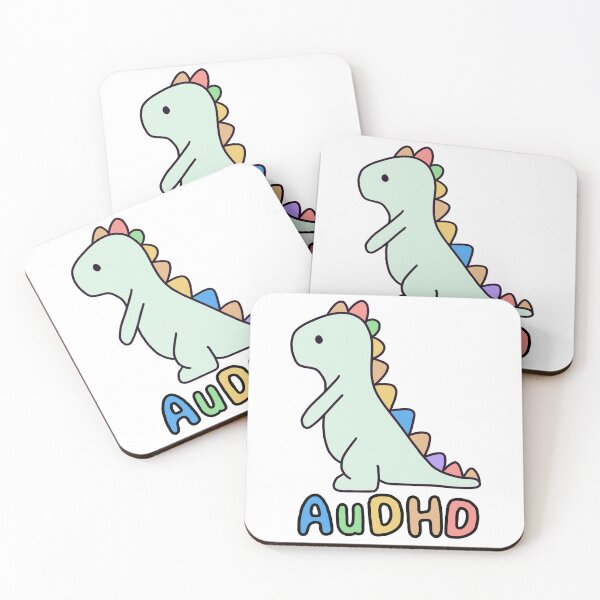 Item preview, Cute AuDHD dinosaur(ADHD and autism) designed and sold by NeurodiverseTea.