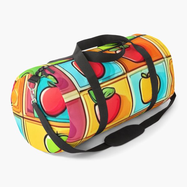 Item preview, Colorful Comic Patterns: Fruit-Filled Squares designed and sold by Health And Fitness Posts e-Store.