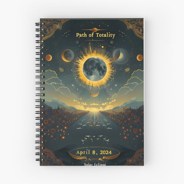 Item preview, 2024 Path of Totality Solar Eclipse Design designed and sold by David Balzen.