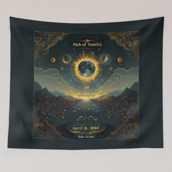 Item preview, 2024 Path of Totality Solar Eclipse Design designed and sold by David Balzen.