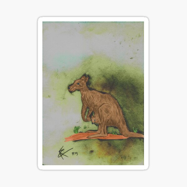 Item preview, Kangaroo Family designed and sold by EzraZebra.
