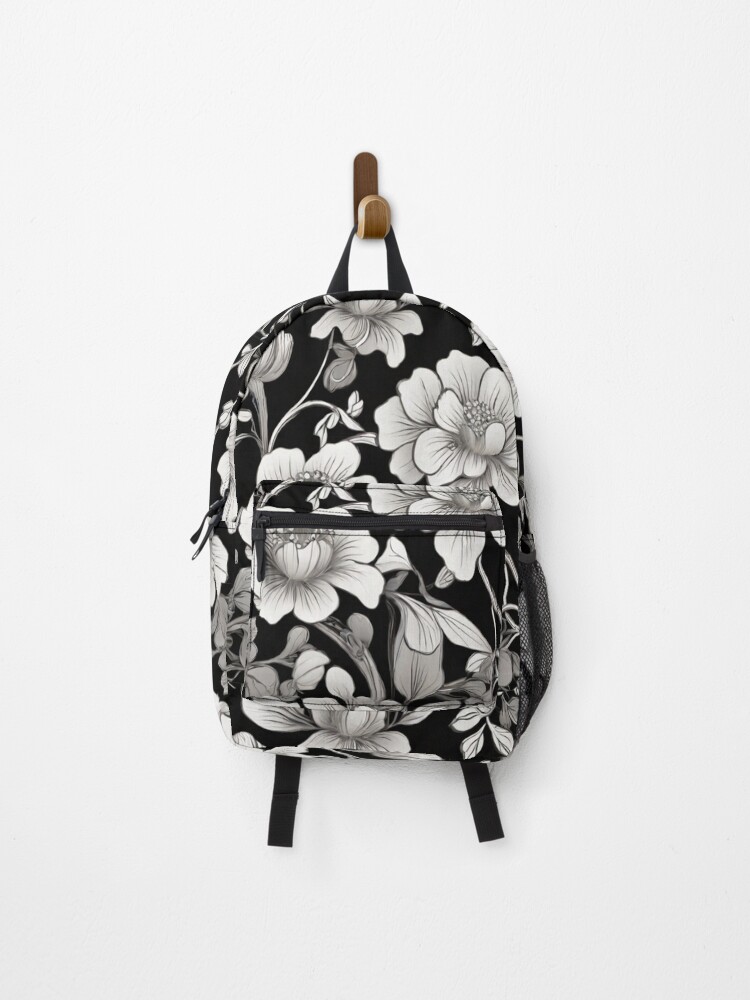 Thumbnail 1 of 3, Backpack, Ash florals designed and sold by Flowersonstuff.