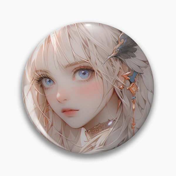 Item preview, Soft Serene Angelic Anime Girl designed and sold by bubblegoth.