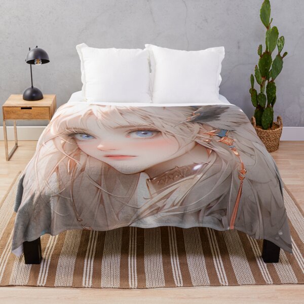 Item preview, Soft Serene Angelic Anime Girl designed and sold by bubblegoth.