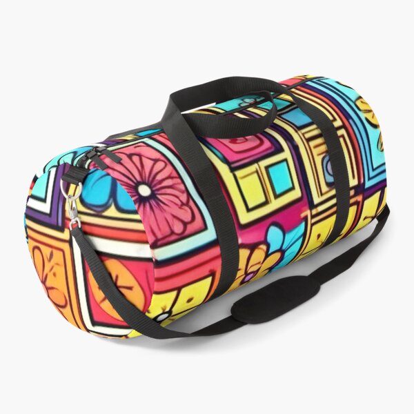 Item preview, Flower Square Patterns: Colorful Comics designed and sold by Health And Fitness Posts e-Store.