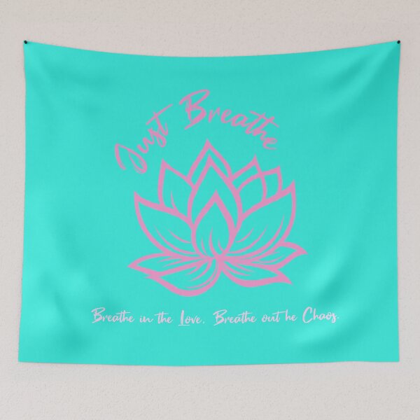 Item preview, Simplemente respira loto, respira el amor, exhala el caos (rosa) designed and sold by Pfienix.
