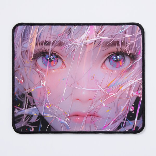 Item preview, Vivid Prismatic Rainy Anime Girl designed and sold by bubblegoth.