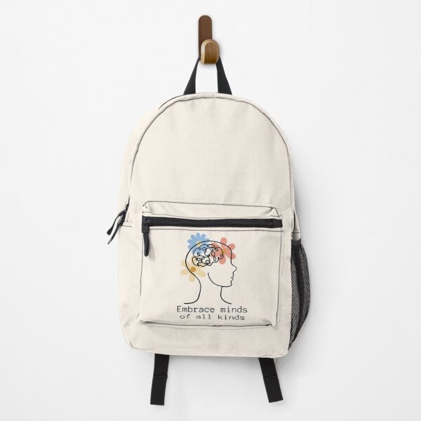 Item preview, "Embrace minds of all kinds" | neurodiversity, actually autistic, adhd, audhd designed and sold by NeurodiverseTea.