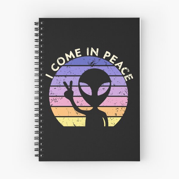 Item preview, Alien retro vengo en paz designed and sold by AlienOccupation.