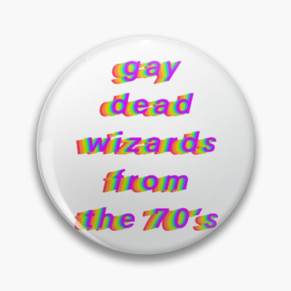 Item preview, gay wizards from the 70s designed and sold by abishack.