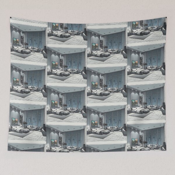 Item preview, Malcolm's Bedroom Night Sketch designed and sold by AmberRoseWrites.