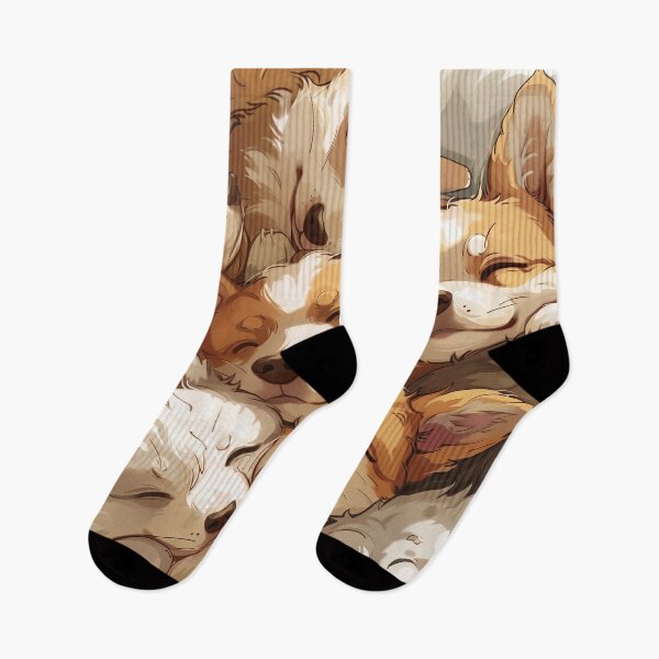 Item preview, Pile of corgies - corgi puppies on top of each other designed and sold by Daydreamsatdawn.
