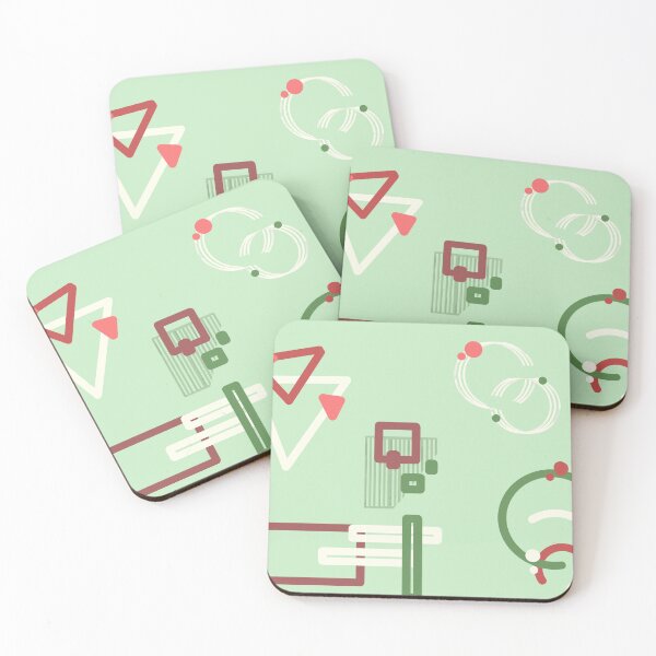 Item preview, Go green party pattern Nature inspired geometric shapes  designed and sold by M.lodhi.